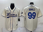 Men's Los Angeles Rams #99 Aaron Donald Cream Stitched Cool Base Nike Baseball Jersey1,baseball caps,new era cap wholesale,wholesale hats